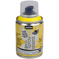 【093705】Pebeo デコスプレー 100ml マット色 イエロー