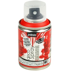 【093712】Pebeo デコスプレー 100ml マット色 クリスマスレッド