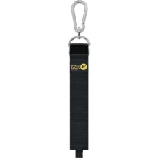 【100-HNH-32BL】WrapーIt カラビナ付き収納ストラップ 32インチ 黒
