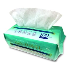 【1012】オーミケンシ 不織布ウエス 薄手タイプ 100枚入 20×20cm