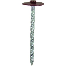 【10176074】DAIDOHANT カラー傘釘 20本入 ♯13×41 ワインレッド