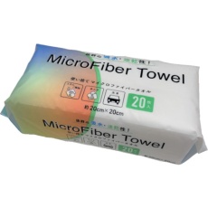 【1020】オーミケンシ マイクロファイバーウエス 20×20cm 20枚入パック