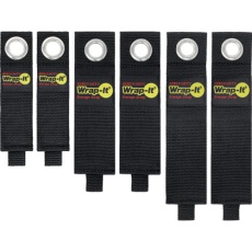 【106-234BX】WrapーIt フック付ストラップHEAVYーDUTY 6本セット(10、13、17インチ各2本)