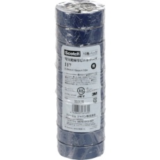 【117-BLU-10-10P】3M ビニールテープ 117 青 19mmX10m 10巻入り