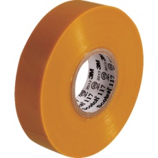 【117-YEL-20-10P】3M ビニールテープ 117 黄 19mmX20m 10巻入り
