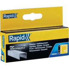 【11830725】Rapid タッカー用ステープル 13型 足長6mm(2500本入)