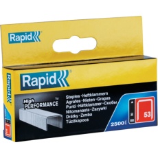 【11857025】Rapid タッカー用ステープル 53型 足長8mm(2500本入)