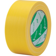 【121N2-50】ニチバン ニチバン 布粘着テープ 121N 大巻 (中軽量物封かん用) 1巻入 黄 50X25