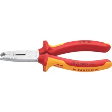 【1346-165SB】KNIPEX ニッパー機能付きワイヤストリッパー(絶縁タイプ) 165mm
