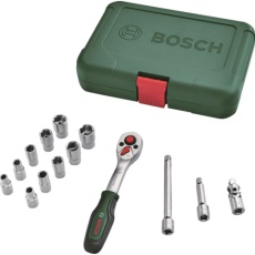 【1600A02BY0】ボッシュ ラチェットセット 1/4インチ14ピース