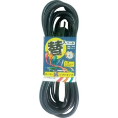 【1S2-5-BK】fmc 替えコード 二芯VCT0.75(12A)X5m ブラック