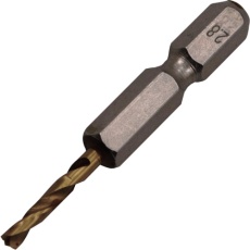 【26834】RELIEF 2本組 六角軸ショートドリル 2.8mm