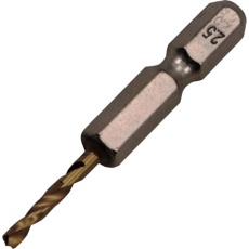 【26842】RELIEF 2本組 六角軸ショートドリル 2.5mm