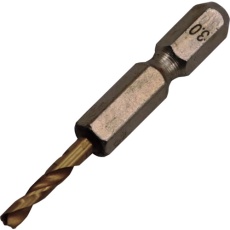 【26843】RELIEF 2本組 六角軸ショートドリル 3.0mm