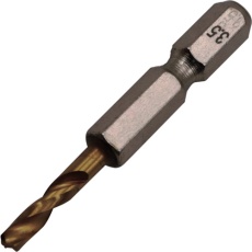 【26845】RELIEF 2本組 六角軸ショートドリル 3.5mm