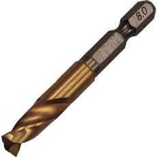 【26858】RELIEF 六角軸ショートドリル 8.0mm