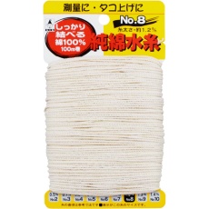 【3008】たくみ 純綿水糸 NO.8