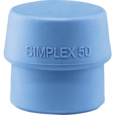 【3201.050】HALDER SIMPLEXハンマー用インサート TPEソフト(青) 径50mm