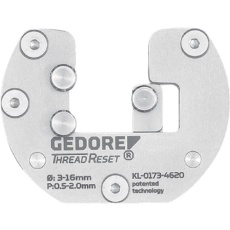 【3435032】GEDORE ネジ山補修工具 THREAD RESET M3～M16 本体