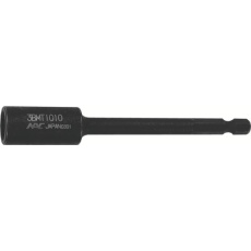 【3BMT1010】ナック ドライバーソケット マグネットチューブタイプ6.35x10mmx100L