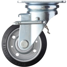 【413J-XRZ100】ハンマー 特殊ゴム車 Jシリーズ 自在 SP付 100mm