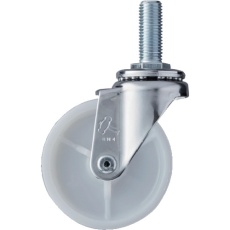 【420EA-N85】ハンマー ねじ込み旋回式ナイロン車輪 85mm M16