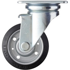 【420J-XRZ100】ハンマー 特殊ゴム車 Jシリーズ 自在 100mm