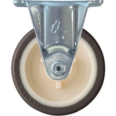 【420R-UR75】ハンマー 固定式ウレタン車輪(ナイロンホイール)75mm