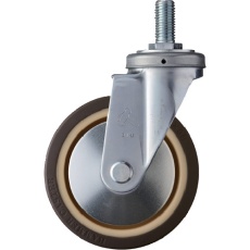 【420SA-UB150】ハンマー ねじ込み式旋回式ウレタンキャスター(ナイロンホイール・ボールベアリング)150mm