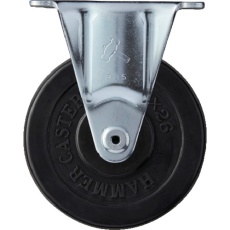 【420SR-R75】ハンマー 固定式ゴム車輪 75mm