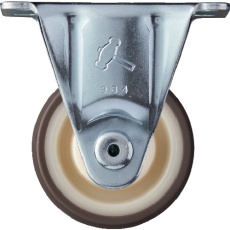【420SR-UB50】ハンマー 固定式ウレタン車輪(ローラーベアリング)50mm