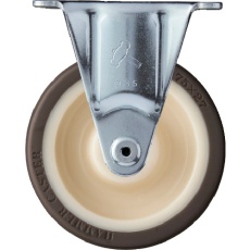 【420SR-UB75】ハンマー 固定式ウレタン車輪(ローラーベアリング)75mm
