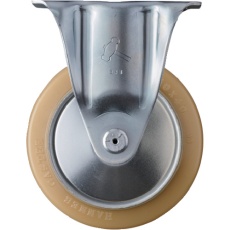 【420SR-URB150】ハンマー 固定式ウレタン車輪(スチールホイール・ローラーベアリング)150mm