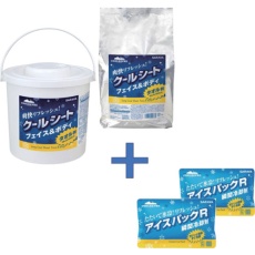 【4247742478SET】サラヤ クールリフレロング80枚+クールリフレロング80枚詰替セット