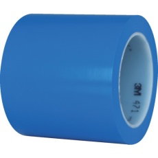 【471-BLU-100X32-1P】3M 高機能ラインテープ 471 BLU 100mm×32m