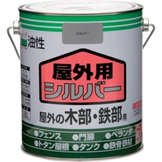 【4976124160028】ニッぺ 油性屋外用 1.6L シルバー HSP2AA-1.6
