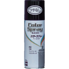 【4976124266249】ニッぺ 水性カラースプレー ベーシック 400ml つやなしブラック HKU025