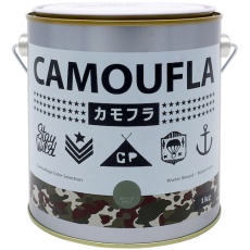 【4976124876875】ニッぺ 水性塗料 カモフラ-CAMOUFLA- オリーブドラブ1KG 