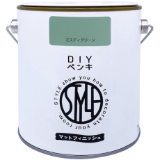 【4976124887475】ニッぺ DIYペンキ マットフィニッシュ ミスティグリーン 1kg