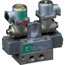 【4F410E-10-TP-AC200V】CKD 電磁弁 パイロット式 防爆形5ポート弁 4Fシリーズ(シングルソレノイド) Rc3/8 AC200