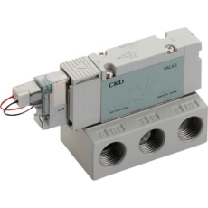 【4GB310R-10-E2-3】CKD 電磁弁 パイロット式5ポート弁 ベース配管