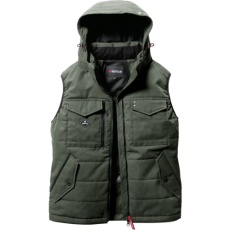【5054-14-XXL】BURTLE 防寒ベスト5054-14-XXLミルスグリーン