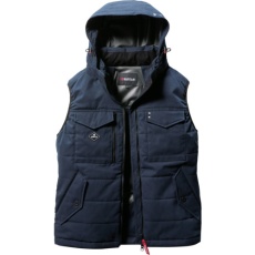 【5054-3-XXL】BURTLE 防寒ベスト5054-3-XXLネイビー