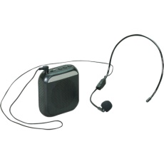 【51322】ArTeC ハンズフリー小型拡声器 黒(51322)
