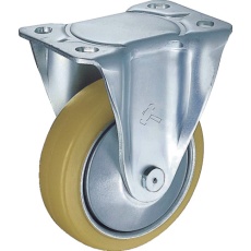 【520SR-URB125】ハンマー 固定式ウレタン車輪(スチールホイール・ローラーベアリング)125mm