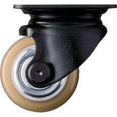【540S-BAU50】ハンマー 低床重荷重用旋回式ウレタン車輪(アルミホイール・ボールベアリング)50mm