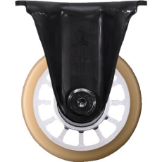 【540SR-BAU75】ハンマー 低床重荷重用固定式ウレタン車輪(アルミホイール・ラジアルボールベアリング)75mm