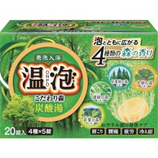 【558312】アース 温泡 ONPO こだわり森 炭酸湯 20錠入