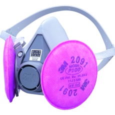 【6000/2091-RL3S】3M 取替式防じんマスク(RL3国家検定合格品) 6000/2091-RL3 Sサイズ