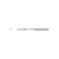 【62831】ナカニシ 電着ダイヤモンドヤスリ 角型 2×2×15×軸φ3 #150